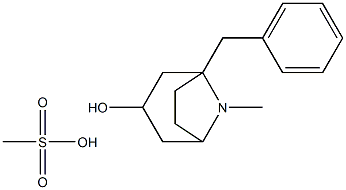 苯甲托品甲磺酸盐 结构式