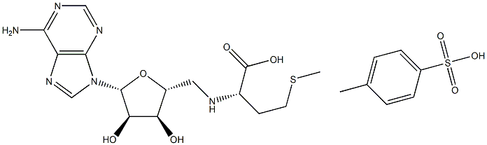 对甲苯磺酸腺苷蛋氨酸 结构式