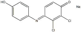 二氯靛酚钠试液(药典) 结构式