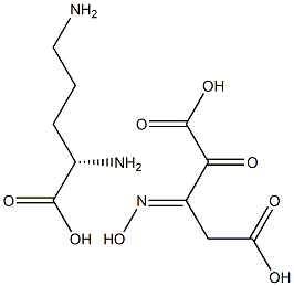 鸟氨酸Α-酮戊二酸 结构式