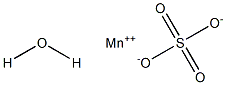 一水硫酸锰粉末 结构式