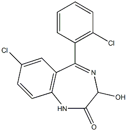 劳拉西泮杂质4 结构式