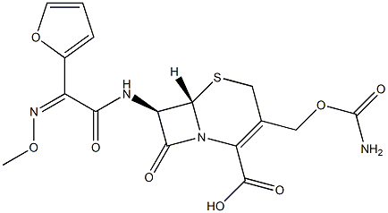 头孢呋辛杂质3 结构式
