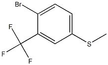 3-三氟甲基-4-溴硫代苯甲醚 结构式