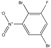 2,5-二溴-3-氟硝基苯 结构式