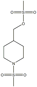 (1-(methylsulfonyl)piperidin-4-yl)methyl methanesulfonate 结构式