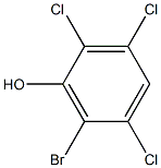 2,3,5-三氯-6-溴苯酚 结构式