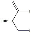 (S)-2,4-二碘-3-甲基-1-丁烯 结构式