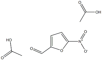 5-硝基糠醛二乙酸酯 标准品 结构式