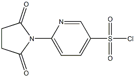 6-(2,5-dioxopyrrolidin-1-yl)pyridine-3-sulfonyl chloride 结构式