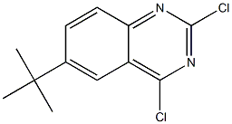 6-tert-butyl-2,4-dichloroquinazoline 结构式