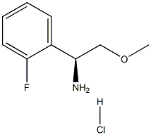 (1S)-1-(2-FLUOROPHENYL)-2-METHOXYETHAN-1-AMINE HCl 结构式