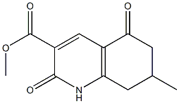 methyl 7-methyl-2,5-dioxo-1,2,5,6,7,8-hexahydroquinoline-3-carboxylate 结构式