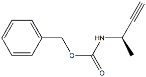 (R)-benzyl but-3-yn-2-ylcarbamate 结构式