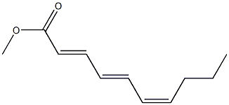 Methyl 2E,4E,6Z-Decatrienoate 结构式