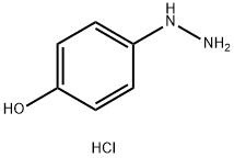 (4-Hydroxyphenyl)hydrazine Hydrochloride 结构式