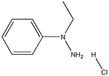 Ethylphenylhydrazine Hydrochloride 结构式