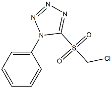 5-[(Chloromethyl)sulfonyl]-1-phenyl-1H-tetrazole 结构式