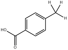 p-Toluic-d3 Acid 结构式