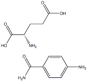 对氨基苯甲酰谷氨酸 结构式