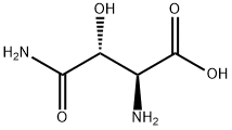 (2S,3R)-3-Hydroxyasparagine 结构式