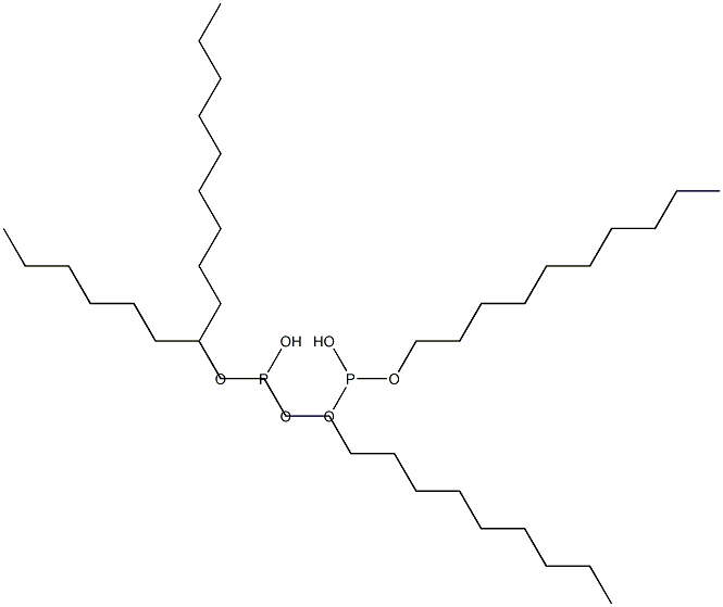 DI-N-DECYL PHOSPHITE, (PHOSPHOROUS ACID DI-N-DECYL ESTER) 结构式