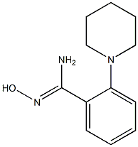 N'-Hydroxy-2-(piperidin-1-yl)benzimidamide 结构式