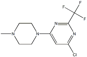 4-Chloro-6-(4-methylpiperazin-1-yl)-2-(trifluoromethyl)pyrimidine