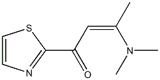 3-(Dimethylamino)-1-(thiazol-2-yl)but-2-en-1-one 结构式