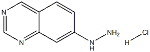 7-hydrazinylquinazoline hydrochloride 结构式