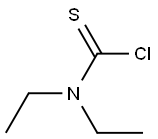 N,N-二乙氨基硫代甲酰氯 结构式