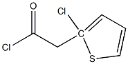 2-氯-2-噻吩乙酰氯 结构式