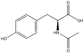 N - 乙酰 - L - 酪氨酸 结构式