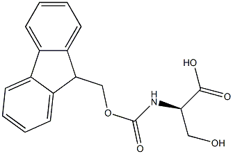 FMOC-D-丝氨酸 结构式