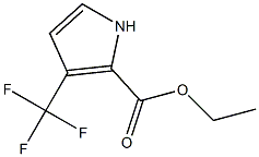 ethyl 3-(trifluoromethyl)-1H-pyrrole-2-carboxylate 结构式