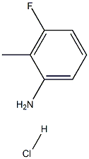 3-氟-2-甲基苯胺盐酸盐 结构式