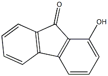 1-羟基-9-蒽酮 结构式