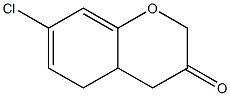 7-氯-3-二氢色原酮 结构式