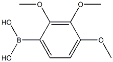 2,3,4-TRIMETHOXYPHENYLBORONIC ACID 结构式