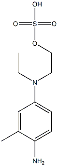 2-[(4-AMINO-3-METHYL PHENYL)ETHYLAMINO]ETHYL SULFATE 结构式