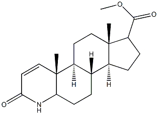 Methyl3-Oxo-4-AzaAndrost-1-Ene17--Carboxylate 结构式