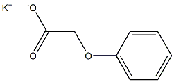 苯氧乙酸钾 结构式