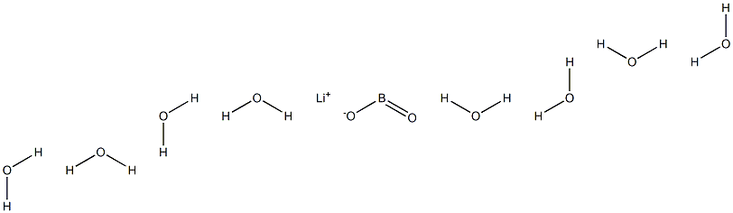 Lithium metaborate octahydrate 结构式