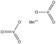 Manganese(II) metavanadate 结构式