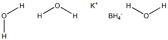 Potassium borohydride trihydrate 结构式