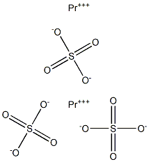 Praseodymium(III) sulfate 结构式