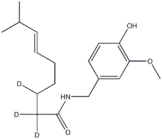 Capsaicin-D3 结构式