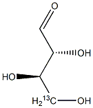 D-Erythrose-4-13C 结构式