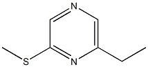 2-甲硫基-6-乙基吡嗪 结构式