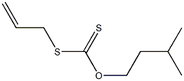 异戊基黄原酸丙烯酯 结构式